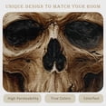 thumbnail image 4 of Pirate Skull Rugs for Living Room 8x8, Skull and Crossbones Pattern Design Area Rug, Pirate Skull Bedroom Decor Carpet, Non Slip, Washable BE195, 4 of 7