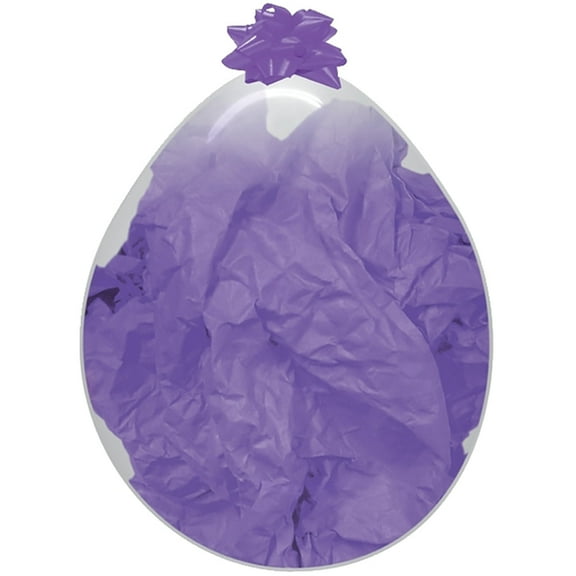 18 inch Sempertex Stuffing - Crystal Clear Latex Balloons (24 Pack) - Party Supplies Decorations