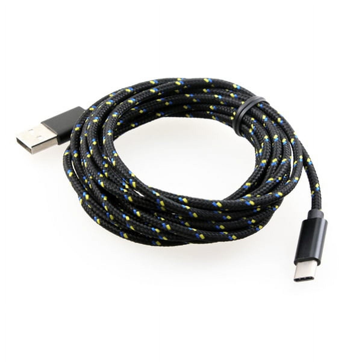 Fast 18W Home Charger w Type-C 10ft USB Cable W1Y for Motorola One, Moto Z4 Z3 Play Z2 Play Z Play Droid Force Droid X4 G7 Power Play G6 - Nokia 3.1, 7.1, 8, Plus - OnePlus 5T, 6, 6T, 7 Pro
