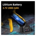 thumbnail image 3 of Pistolet à Colle Thermofusible Sans Fil au Lithium 60w Affichage Numérique Température Réglable Utilisation Bâton de Colle 7mm Outil de Réparation Sans Fil, 3 of 7