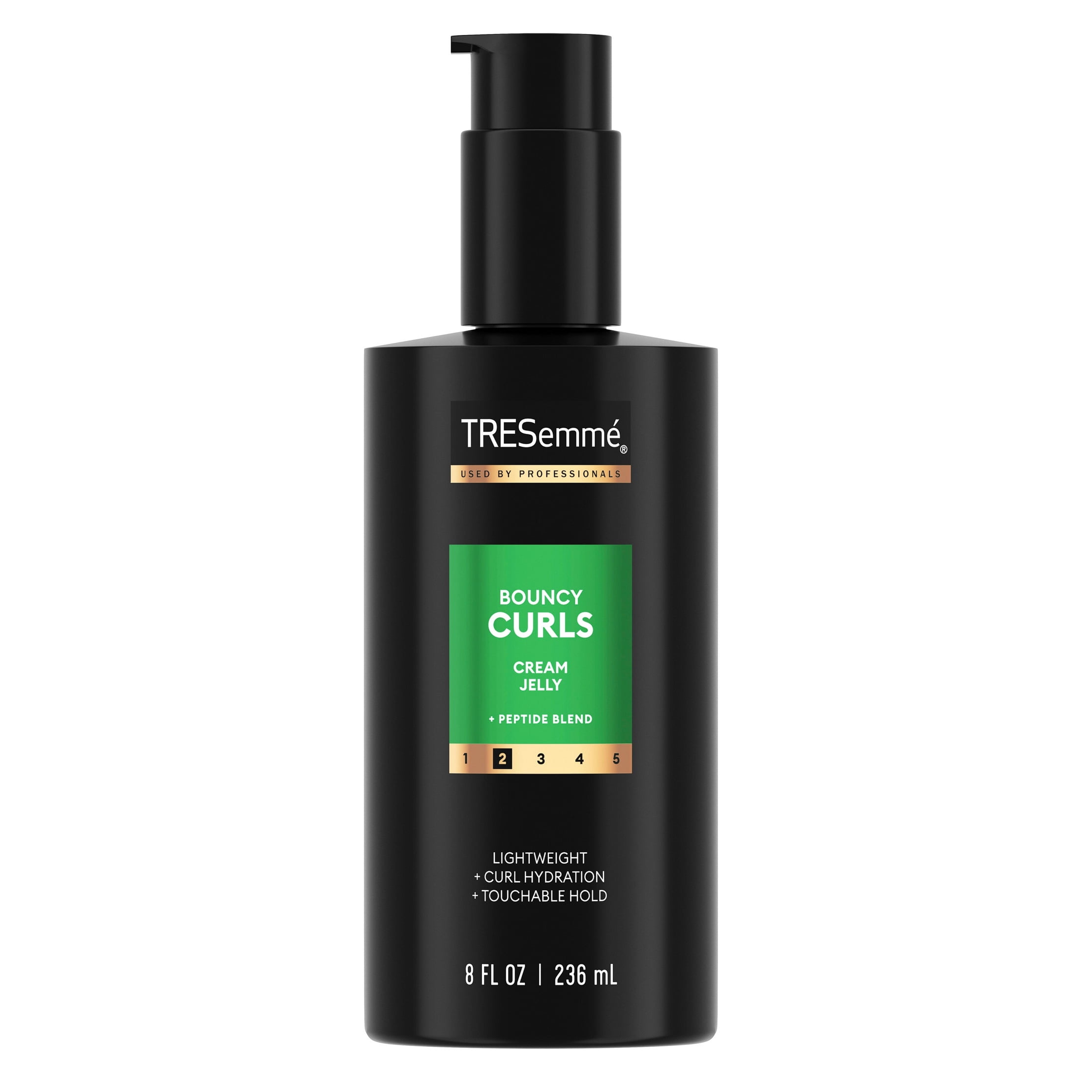 (4 pack) TRESemmé Styling Aid for Lightweight + Curl Hydration + Touchable Hold Bouncy Curls with Peptide Blend, 8 fl oz 1 count
