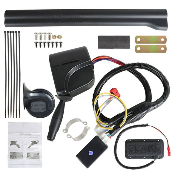 waltyotur For DS Golf Cart 12V LED Light Turn Signal Kit w/Horn Brake Hazard Light Switch