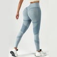 thumbnail image 2 of felwors Women's Scrunch Butt Leggings - High Waist Tummy Control Yoga Pants - Seamless Soft Workout Tights for Women (Blue, M), 2 of 4