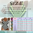 thumbnail image 3 of Xudanell Women's Vintage Padded Push up One Piece Swimsuits Tummy Control Bathing Suits Plus Size Swimwear Sexy Summer Swimwear (XXL,Yellow), 3 of 5