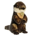 thumbnail image 3 of Aurora - Medium Brown Miyoni Tots - Sitting Pretty 10" River Otter - Adorable Stuffed Animal, 3 of 5