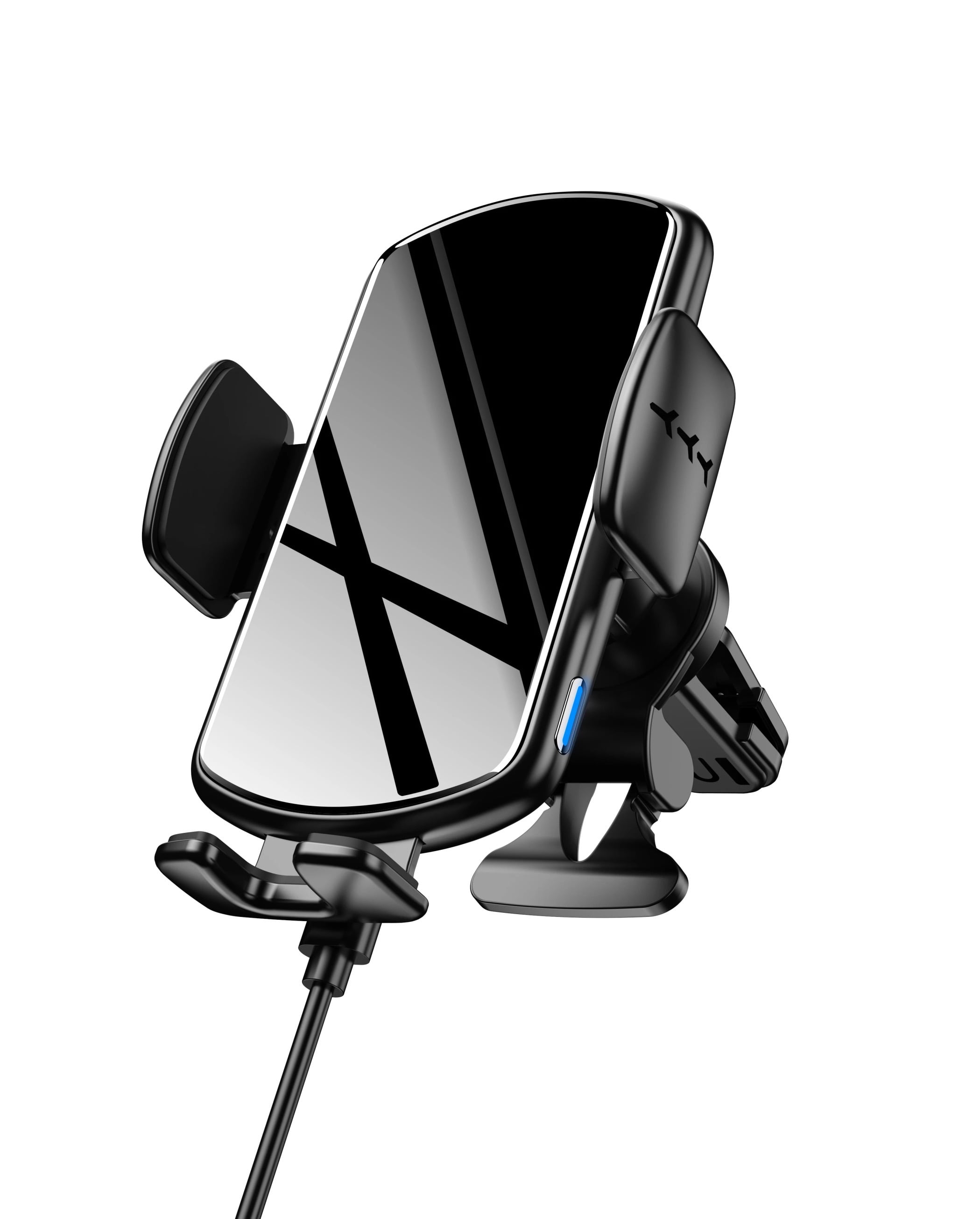 SINSAN Wireless Car Charger,15W Qi Fast Charging AutoClamping Car