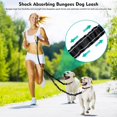 thumbnail image 2 of 2 Dog Leash,Double Dog Leash Coupler Tangle Free Bungee Dog Leash, 360° Swivel No Tangle Double Dog Walking & Training Leash, Comfortable Shock Absorbing Reflective Bungee Lead Walk 2 Dogs with Ease, 2 of 7
