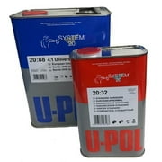 U-Pol 2882 2K Universal Urethane Clear 4:1 Standard Kit with Hardener