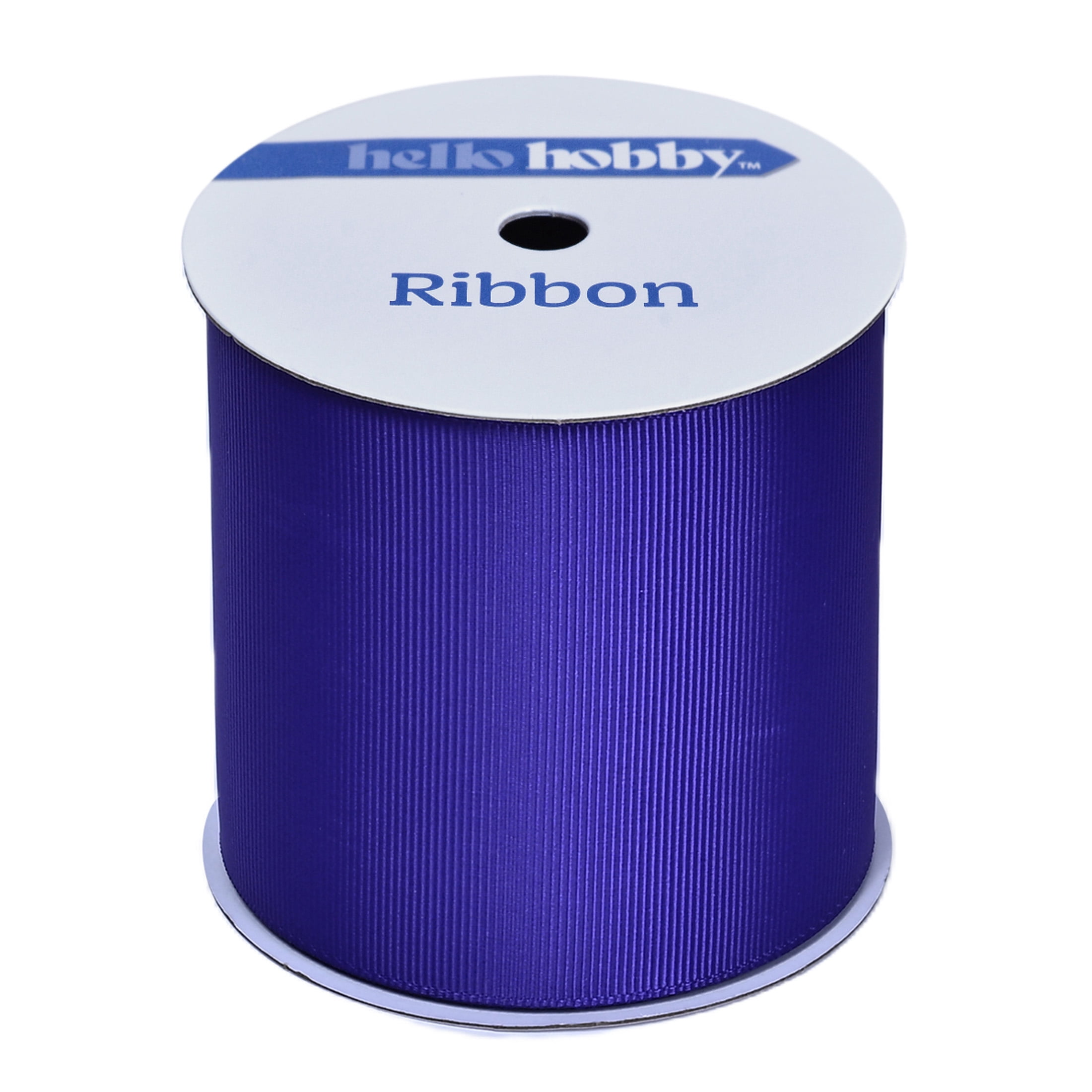 Gwen Studios 3" Purple Grosgrain Ribbon, 7 Yards