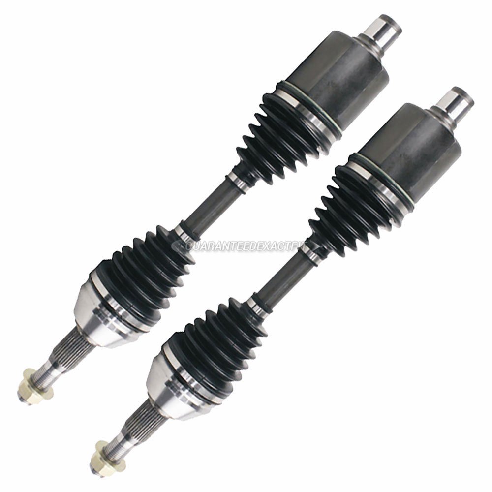 For GMC Yukon XL 1500 & 2500 New Pair Front CV Axle Shafts Walmart