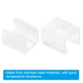 thumbnail image 4 of Unique Bargains LED Strip Light Clips, 40 Pack Mounting Bracket Fixing Clip Plastic Clamp for 8mm-10mm Light Cable Translucent, 4 of 6