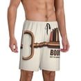 thumbnail image 2 of Sikiie Books Key To Knowledge Mens Pajama Shorts, Lounge Pant, Men's shorts，Sleep Pj Shorts for Men-X-Large, 2 of 6