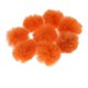 thumbnail image 1 of 8Pcs Ball DIY Pompones De Piel Sintética Suave Para Sombrero Llavero Zapatos naranja Zulema Pompones de piel sintética, 1 of 8
