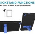 thumbnail image 3 of Galaxy Tab A 10.1 2019 Case (SM-T510/T515), Dteck Heavy Duty Shockproof Rugged Case High Impact Full Body Protective Case For Samsung Galaxy Tab A 10.1 2019 Release, Black/Blue, 3 of 6