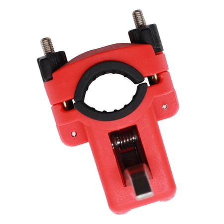 QccHieUs Portable Boat Fishing Rack Boat Rod Frame Aluminum Adjustable Bracket Fishing Red