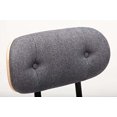 thumbnail image 4 of Boraam 99435 Smuk Tabouret Pivotant Réglable &44; Gris, 4 of 5