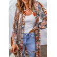 thumbnail image 2 of ABPHQTO Kimono de mujer de manga larga con estampado de patchwork bohemio multicolor, 2 of 5