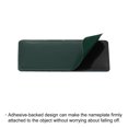 thumbnail image 4 of Unique Bargains 2'x1' Metal Name Plate Anodized Aluminium Self Adhesive Sign Tag Black 20 Pack, 4 of 6