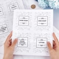 thumbnail image 3 of 5 Sheets PVC Adhesive Bathroom Sorting Storage Stickers Waterproof Soap Labels for Bathroom Can/Bottles with Black Word Grass Pattern 230x200x0.2mm Sticker: 95x80mm 4pcs/sheet 5 sheets/bag, 3 of 9