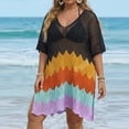 thumbnail image 5 of Wowcloth Women's Sheer V-Neck Loose Fit Casual Dress Cover-Up for Daily Wear, 5 of 5