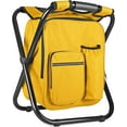 thumbnail image 1 of Tabouret Arrière Chaise Glacière Robuste Lb Charge Max Portable Tabouret Léger Dossier Pliant Tabouret Glacière de Pêche pour Camping Chasse Pêche -, 1 of 6