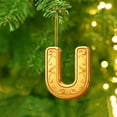 thumbnail image 5 of RXIRUCGD Gold 2D Acrylic Alphabet Christmas Ornament - 26 Initial Letter Pendants for Holiday Decor - Car Rearview Mirror Backpack Charm Decoration, 5 of 7