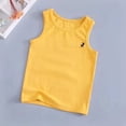 thumbnail image 4 of Kogui Undershirts for Toddler Boys Boys Summer Tank Top Solid Workout Sleeveless T-Shirts 12 18 Months (Yellow,12-18 Months), 4 of 8
