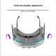 thumbnail image 5 of Para Meta 3 Ventilador de Refrigeración con Interfaz Que Alivia el Empañamiento de la Lente Circulación de Aire Cubierta para Accesorios X3, 5 of 5