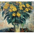 thumbnail image 3 of Claude Monet "Jerusalem Artichoke Flowers 1880" CUSTOM FRAMED Art Generic, 3 of 3