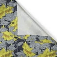 thumbnail image 6 of Ambesonne Floral Grommet Curtain, Contrast Tones Florets, 50" x 63", Yellow and Grey, 6 of 6
