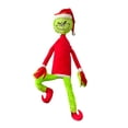 thumbnail image 2 of Muñeco de peluche de Grinch con adornos navideños, juguete de regalo, muñeco de trapo de estilo de dibujos animados para niños, 2 of 8