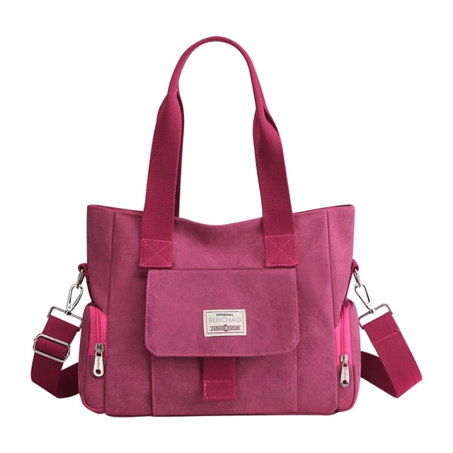 Large-capacity Canvas Tote, Stylish Shoulder Bag, Durable Material, Versatile Design, For Daily Use, Portable Messenger, Fashion Accessory, Work Commute, Travel Ready, Lightweight Construction,