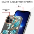 thumbnail image 4 of SaniMore for iPhone 14 Pro Case, Flexible TPU Magnetic Cover Support Wireless Charging Slim Flower Grass Pattern Shockproof Protective Shell for Ladies Women Girls, Green Flowers, 4 of 9
