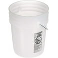 5 Gallon Buckets, Six (6) Pack Plastic Red, White & Blue
