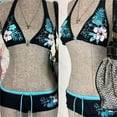 thumbnail image 4 of 2 Piece Halter Bikini Sets Women Sexy Swimsuit Beach Sets Cute Summer Going Out Outfits, 4 of 6