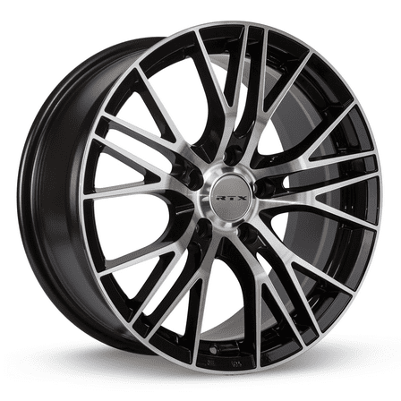 RTX Vertex 16x7 5x114.3 ET40 C73.1 Black Machined Wheel