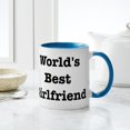 thumbnail image 4 of CafePress - Worlds Best Girlfriend Mug - 11 oz Ceramic Mug - Novelty Coffee Tea Cup, 4 of 4