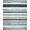 Navy Blue Multi, Pattern 11, variant on ODIKA 8'x10' Washable Area Rug Non-Shedding, Easy Care, Striped Farmhouse Bands Distressed Colorblock Border Vintage for King Size Bedroom Under Bed, Master Suite