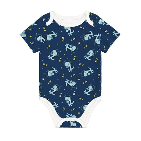 

Coaee Space Dinosaur for Soft Cotton Baby Short-Sleeve Bodysuit Baby Girls Boys Bodysuit Romper