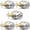 Brushed Nickel-Privacy(With Lock)-5, variant on Door Knob 6 Pack Brushed Nickel Round Keyless Doorknobs Interior/exterior Lockset Locking Knobs For Bedroom/bathroom Modern Design Hardware