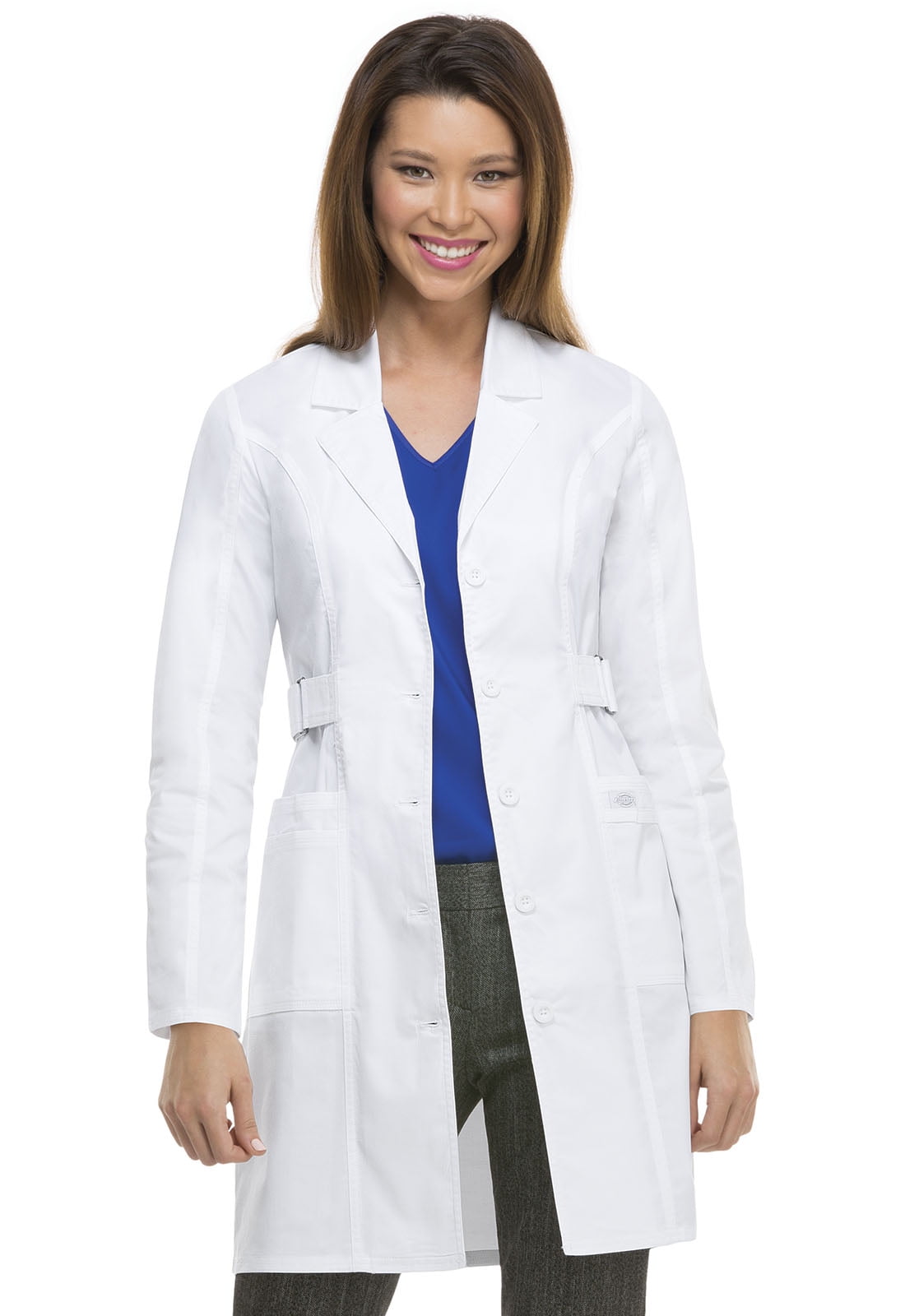 Dickies EDS 83404 37" Unisex Lab Coat Medical Uniforms Scrubs