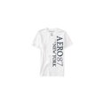 thumbnail image 1 of Camiseta gráfica Aeropostale con logotipo vertical desgastado para hombre blanca XXL, 1 of 1