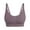 Purple, variant on Darzheoy Bras for Women No Underwire Ladies Traceless Comfortable Breathable No Steel Ring Front Buckle Breastfeeding Bra Ladies Underwear 80-85DG
