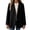 Black-19, variant on Girls Double Breasted Coat Lapel Collar Long Sleeve Soft Wool Blend Jacket Casual Outerwear for Fall Winter
