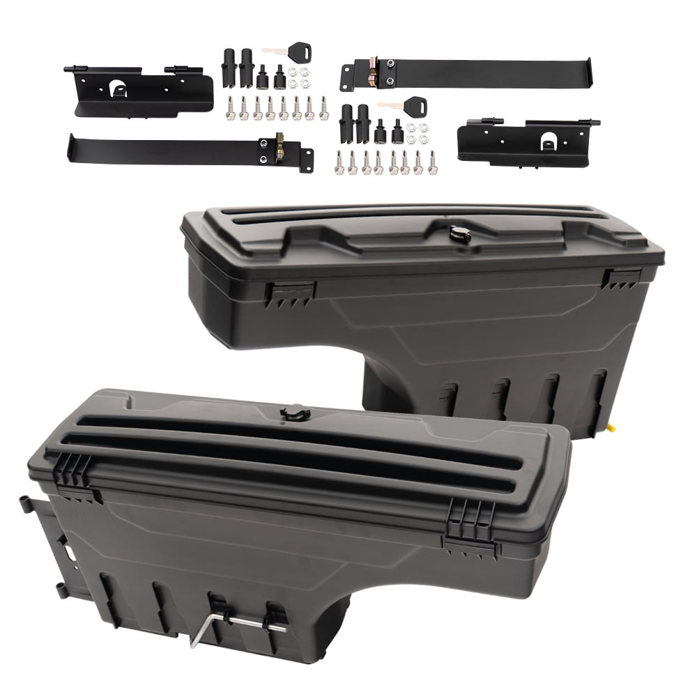 CROSSDESIGN Truck Bed Storage Case Box Toolbox Fit for Toyota Tundra