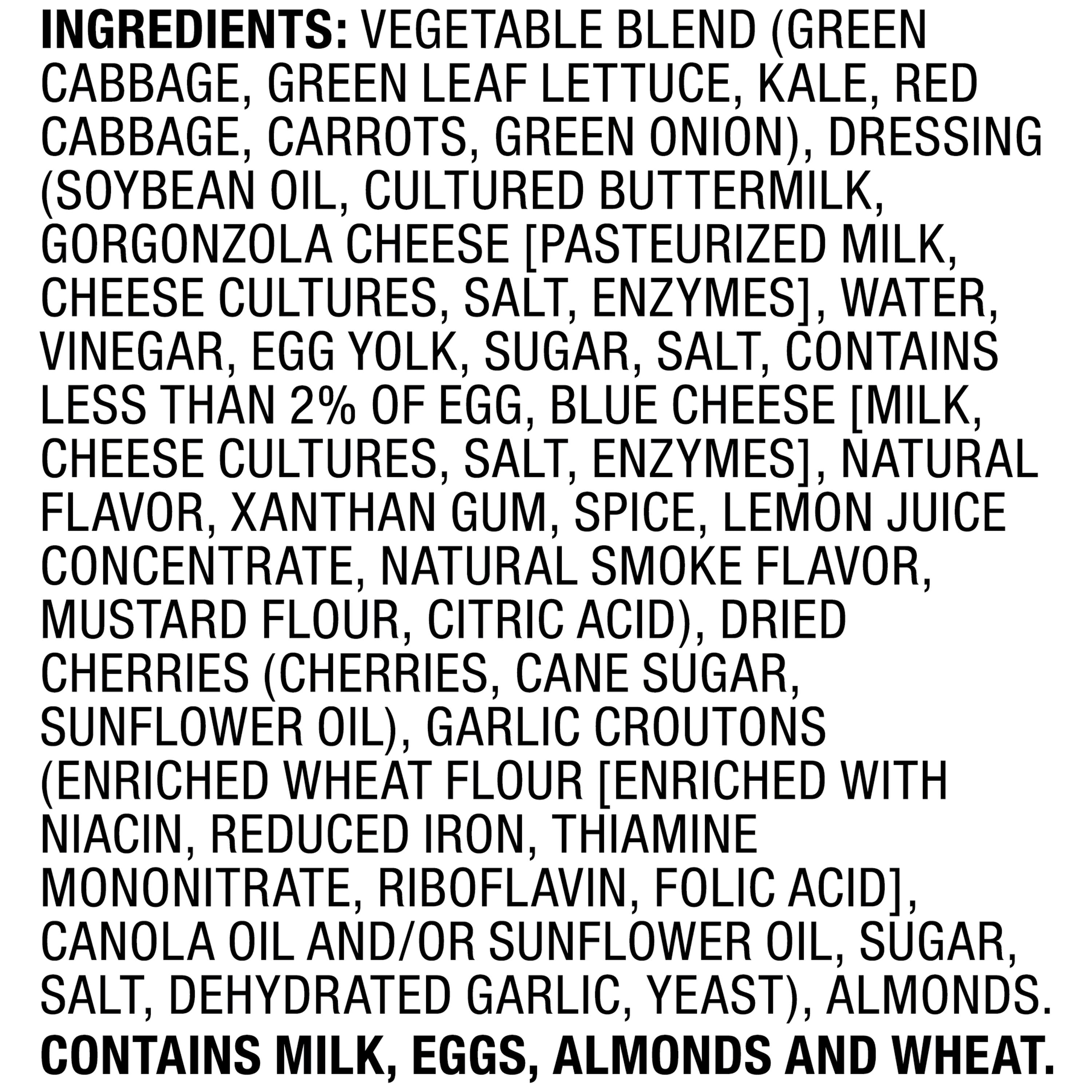 Marketside Cherry Almond Gorgonzola Chopped Salad Kit, 13.69 oz Bag (Fresh)