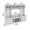 thumbnail image 3 of Woodland Ensemble de Rangement d'Entrée Complet avec Tiroirs en Érable Blanc - Bois Manufacturé, 3 of 6