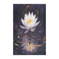 thumbnail image 2 of BZSMCE Kitchen Towels Creative Serene Lotus Pattern Durable Kitchen Towel, 2 of 7