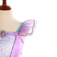 thumbnail image 4 of Little Girls Mermaid Ariel Costume Princess Dress Up Cosplay Party For 9-10 Years, 4 of 8