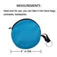 thumbnail image 2 of Aspire 6-Pack Cotton Canvas Round Keychain Pouches, Coin Purses, Mixed Earbud Pouch, 4 Inch, 2 of 7